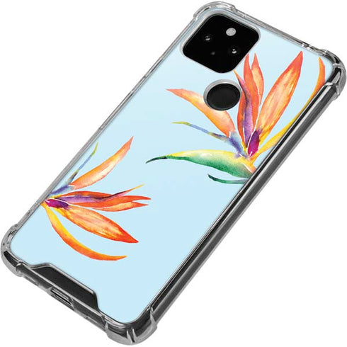 Birds of Paradise Summer Google Pixel 5a 5G Clear Case